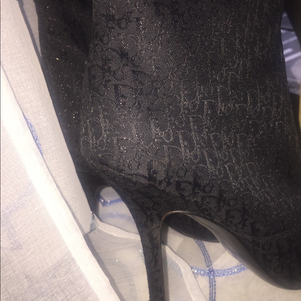 Sexy Dior jacquard boots